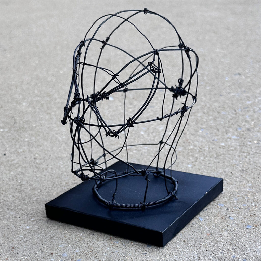 Grey Johnson Wire Sculpture