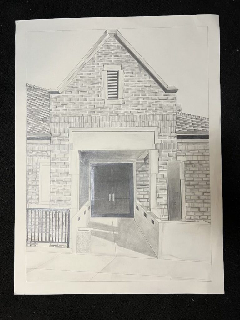 Ansley Lyons Graphite Drawing